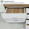 Modern White Chest of Drawers Sideboard Cabinet Storage 8 Draw Bedroom Furniture