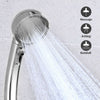 3 In 1 High Pressure Showerhead Handheld Shower Head with ON/Off Pause Chrome