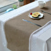 5/10/15/30cm 4 Sizes Burlap Roll Table Hessian Roll Fabric Burlap Jute Rustic