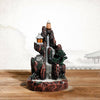 Incense Burner Censer Mountain River Handicraft Holder Waterfall Smoke Backflow