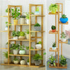 Extra Large Bamboo 11 Tier 17 Potted Plant Stand Rack Multiple Flower Pot Shelf