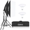 Photography Studio LED Softbox Lighting Photo Soft Box Light Stand Kit