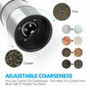 2PCS Electric Salt and Pepper Grinder Set Shaker Mills Adjustable Coarseness Set