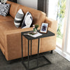 Sofa Side Table C-Shaped Coffee Snack Table Laptop Stand Over Bed End Table