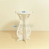 UK White Round Coffee Tea Side End Tables Rack Stand Modern Furniture Room Decor