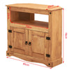 Corona TV Stand Solid Pine Straight Corner Cabinet Media Entertainment Unit