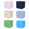 4x Clothes Organizer Foldable Storage Collapsible Folding Box Fabric Cube UK