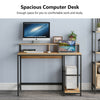 Tribesigns Maple Computer Desk with Storage Shelves & Hutch for Home Office Use