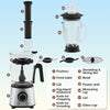 Food Processor Chopper Blender Mixer Juicer with 2 Speed Kitchen 600W Home New