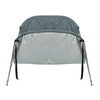 2 Bow Bimini Top Grey 160cm Water Resistant Boat Canopy Canvas Cover Anti-UV