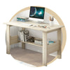 PC Computer Desk Writing Study Table Office Home Workstation Wooden with Shelf