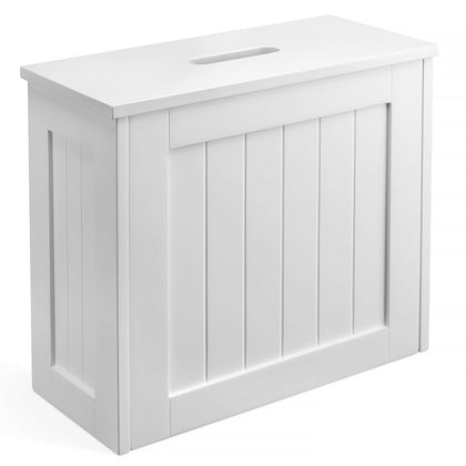 Bathroom Tidy Box Toilet Roll Cleaning Product Small Storage Unit White Christow