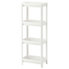 4Tier Shelf Unit 36x23x100cm Bathroom Kitchen Office Laundry Room UK