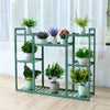 Eye-Protect Bluish Green Plant Stand Flower Pot Shelf Greenhouse Gardening Gift