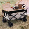 Outdoor Camping Trolley Wheelbarrow Folding Pull Along Wagon Truck Beach Fishing