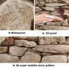 Stone Wall Wallpaper Roll 3D Effect Wallcovering For Living Room Decor UK