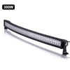 300W Car FLOOD SPOT CURVED LED LIGHT BAR DRIVING OFFROAD LAMP 52 INCH SUV UK