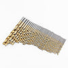 99pcs 1.5mm - 10mm High Speed Steel Drill Bit Titanium Coated HSS DIY Set Tool