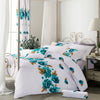 Reversible Duvet Quilt Cover Bedding Set Single Double King Size + Pillow Cases