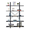 5 Tiers Bookshelf Bookcase Industrial Book shelves Display Unit Living Room Home