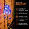 24xLED Garden Butterfly Solar Lights Patio Yard Lawn Waterproof Stake Lamp Party