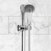 Slider Rail Shower Riser Kit Soap Bar Holder Hose Head Adjustable Set UK