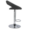 2 X Bar Stools Faux Leather Kitchen Breakfast Barstools Grey Gas Lift Swivel