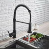 Kitchen Sink Mixer Tap Black Copper Faucet Mono Taps Swivel Pull Out Spray Spout