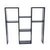 7 CUBE RECTANGLE WALL MOUNTED SHELVES FLOATING SHELF BOOKCASE HANGING BOOKSHELF