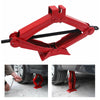 1Ton Tonne Scissor Wind Up Jack for Car Van Garage-Chromed Crank Speed Handle UK