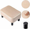 PU Leather Footstool Footrest Stool Pouffe Ottoman Footrest Gift for Parents