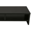 Black Computer Desktop Monitor Stand Laptop TV Display Screen Riser Shelf