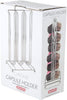 Espresso Chrome Coffee Machine Drink Pod Capsule Tower Rack Holder Stand 36pcs