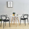 Set of 4 Masters Chairs Modern Style Office Home Dining Chairs Black/White/Gr