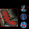 2 Piece Cotton Car Seat Heated Cushion Protector Cover Adjustable Temperature UK