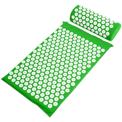 Massage Acupressure Mat Yoga Shakti Sit Lying Mats Pain Stress Soreness Relax UK