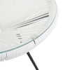 Mesh Rattan Egg Chair & Table Balcony Bistro Set Outdoor Patio Garden Furniture