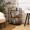 3-4-5 Tiers Storage Shelving Unit Bookcase Bookshelf Wood Metal Rack Organizer