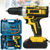 21V Cordless Combi Drills Driver Worklight Impact Screwdriver Li-Ion Battery UK