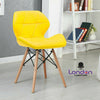 Eiffel Retro Dining Computer Desk Chair Seat Wooden Leg Home Office Room Study