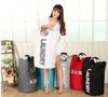 Collapsible Fabric Laundry Hamper, Foldable Clothes Bag, Washing Bin Basket