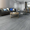 Grey Wood Effect Plank Vinyl Flooring Non Slip Waterproof Sheet Kitchen Bathroom