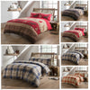 Luxury Flannelette Duvet Cover Set, 100% Soft Cotton, Single Double King Size
