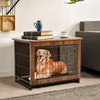 XL Wooden Puppy Cage Furniture Style Dog Crate End Table Pet Kennel House w/Door