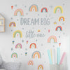 Colourful Rainbow Mountain Children Wall Sticker Nursery Kids Baby Room Decor