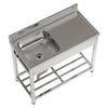 Stainless Steel Commercial Kitchen Sink Catering Sink Single Double Bowl Drainer