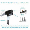 Compact Bicycle Bike Pump mountain Mini Inflator Tyre Tire Air Pressure Gauge UK