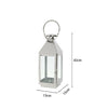 Chrome Glass Designe Large Metal Candle Holder Floor Lantern Hurricane Windproof