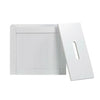 Wooden Bathroom Storage Unit Multipurpose Bathroom Cabinet Box Slimline White