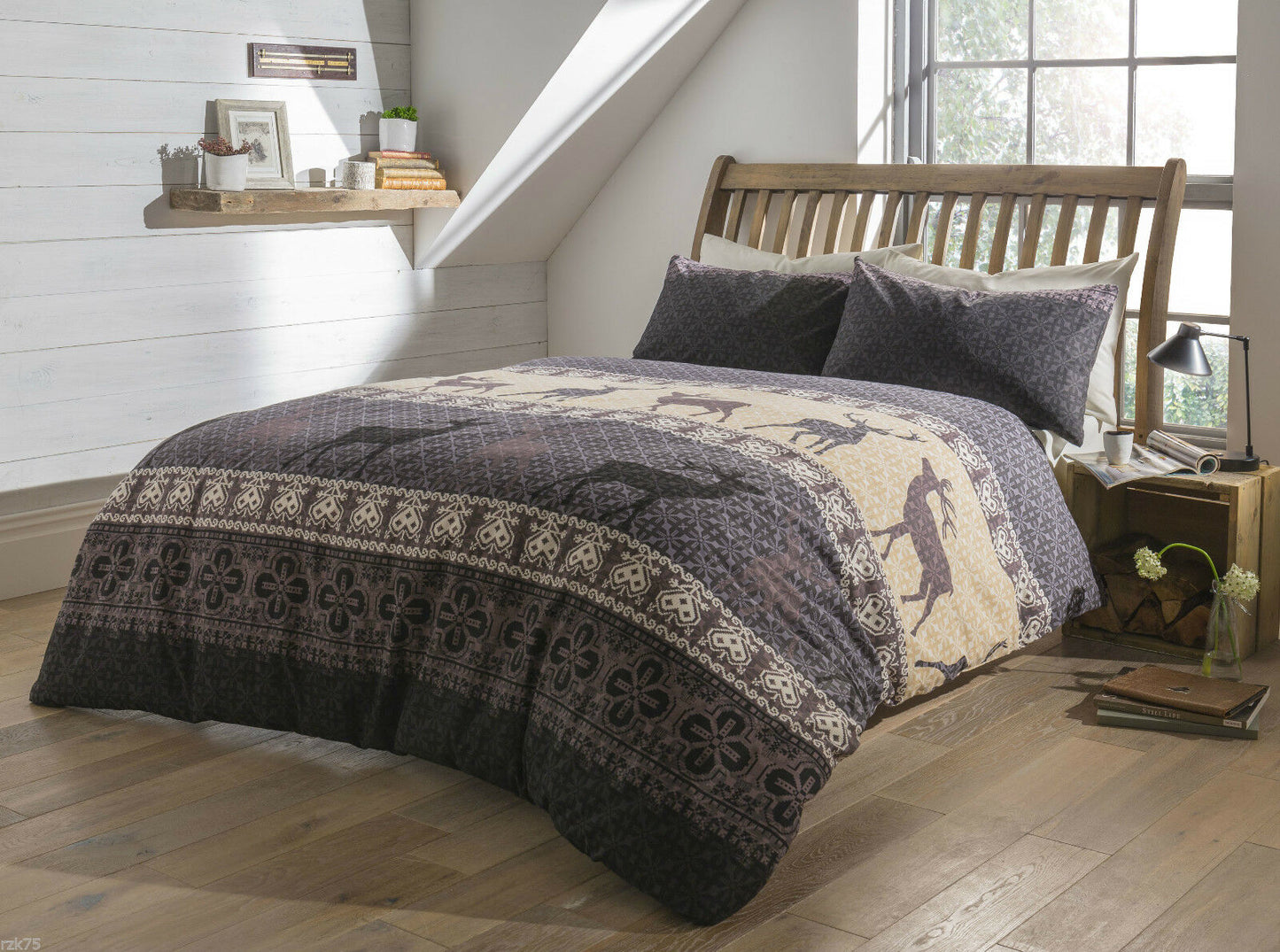 Luxury Flannelette Duvet Cover Set, 100% Soft Cotton, Single Double King Size